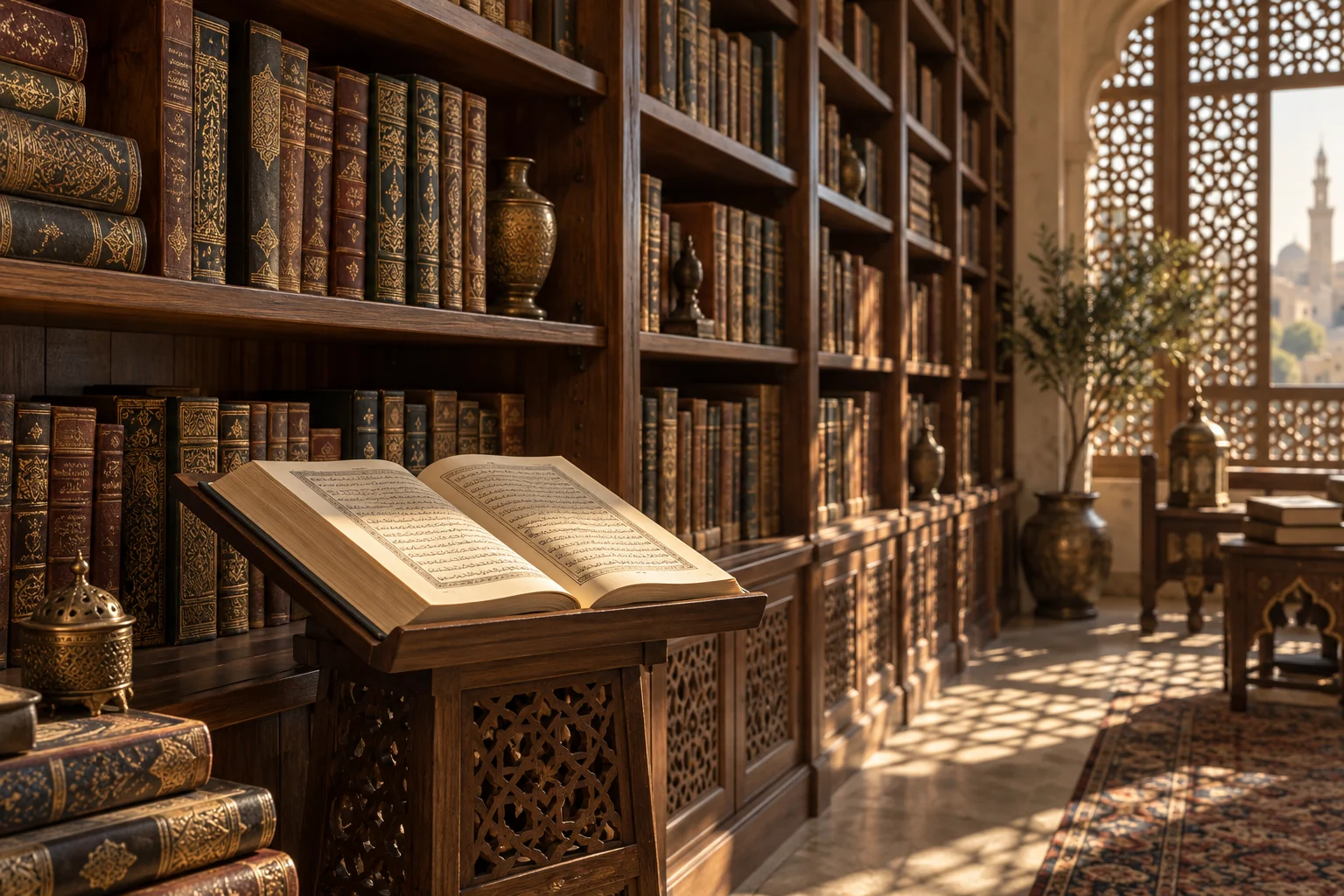 واجهة كتب مفهرسة في مكتبة مِداد الرقمية
